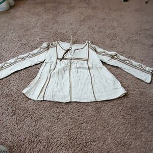 Zara Girls Sof Collection Embroidered peplum